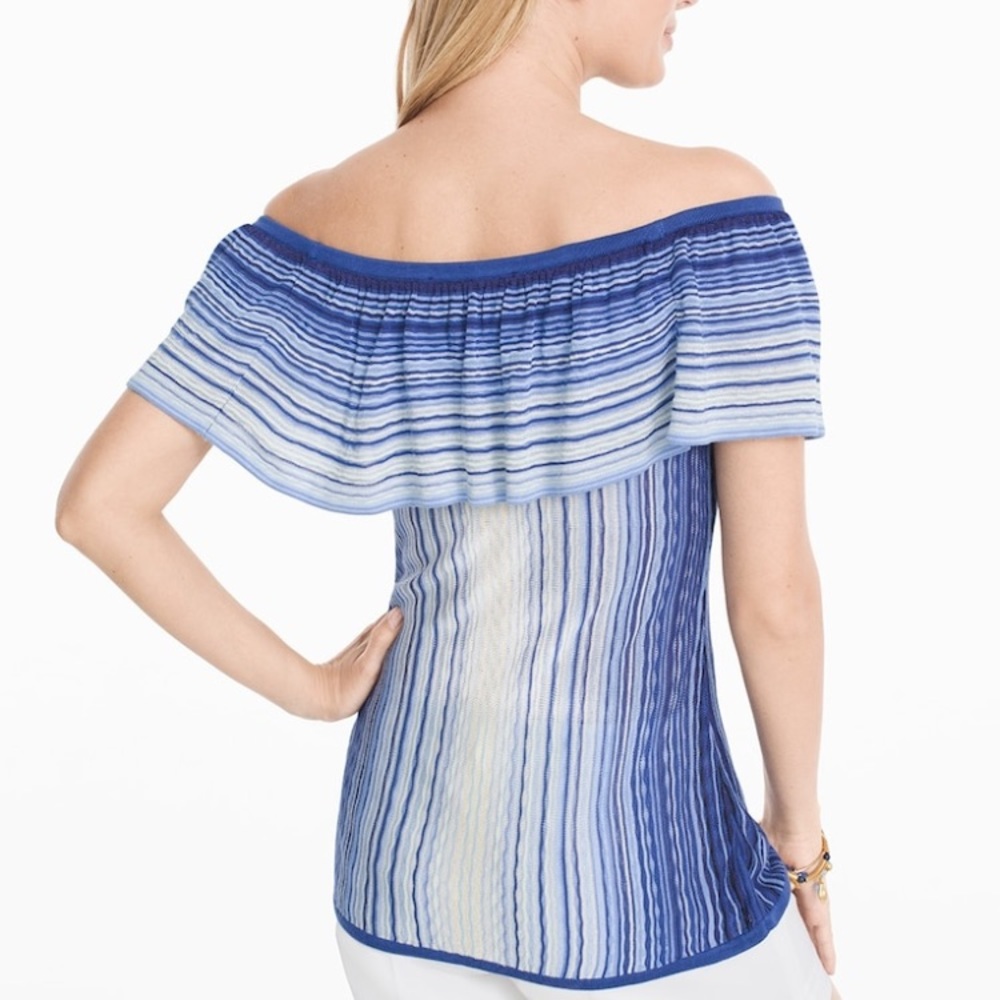 White House Black Market Stripe Top | XS | 2